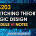 CS203 Switching Theory and Logic Design Module-6 Note