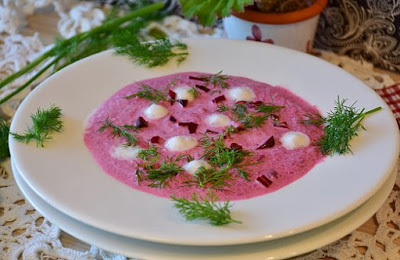 homemade chilled borsht www.realfoodblogger.com