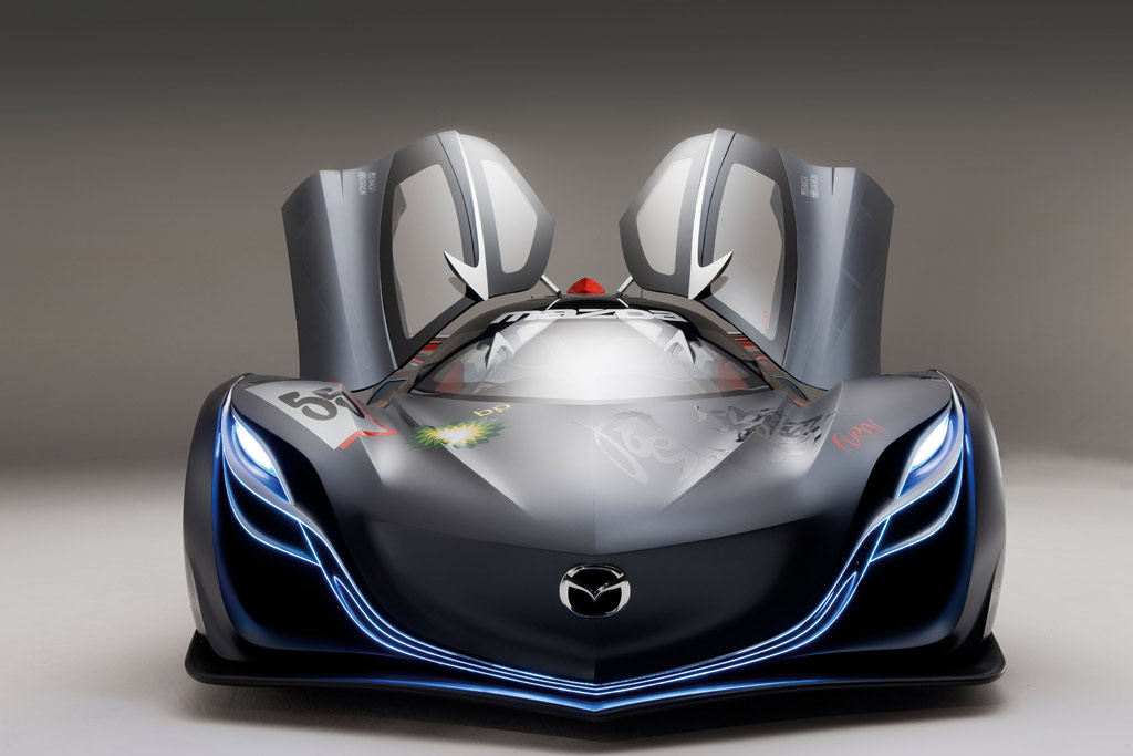 And check out this Youtube Video featuring the test drive of the Mazda Furai