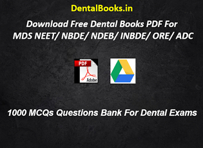 1000 MCQs Questions Bank For Dental Exams