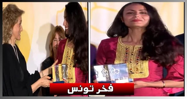 بالفيديو  بالزي التقليدي  الباحثة التونسية ندى رداوي تفوز بجائزة مونتي كارلو لإمرأة العام 2022