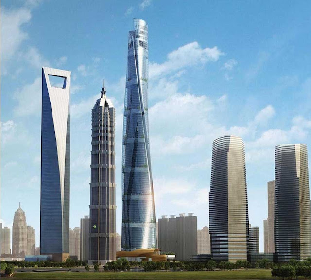 Rendering of the Shanghai Tower