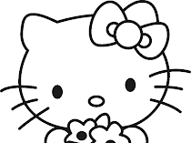 Hello Kitty Coloring Book Pages