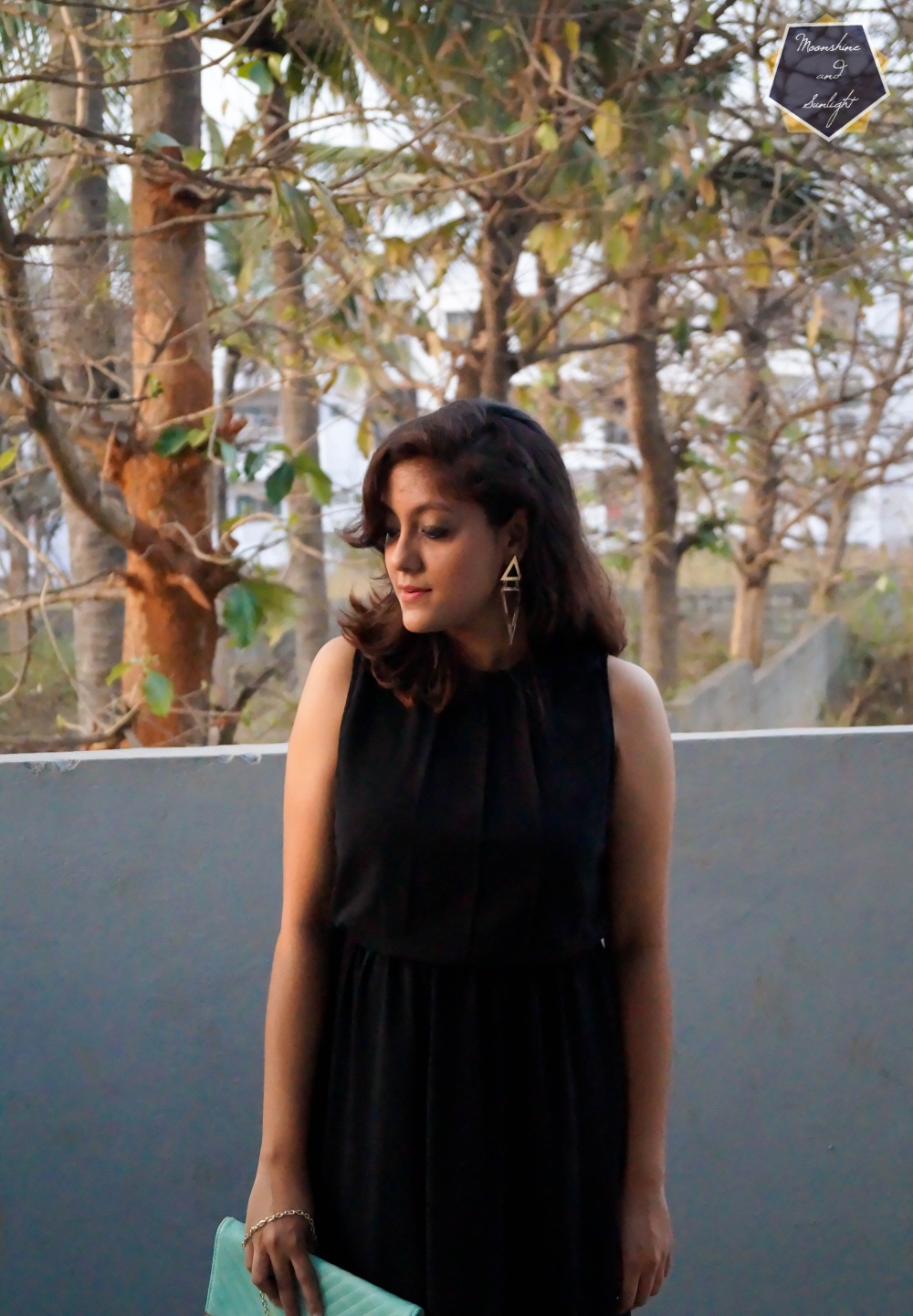 Long Black Dress , bangalore fashion blogger 