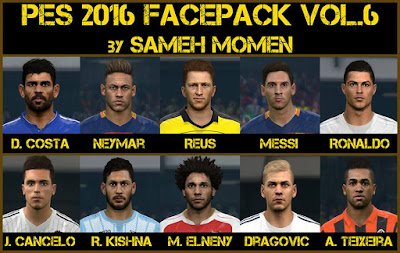 PES 2016 facepack vol.6 by Sameh Momen