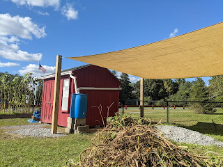 Shade Sail at Community Garden 2