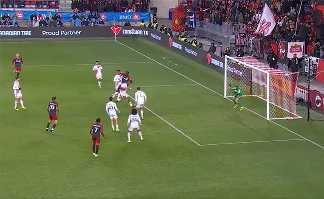 Flying Backheel Golazo! Prince Owusu (Toronto FC) vs New England