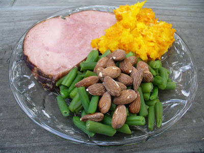 Ham and vegetable dinner