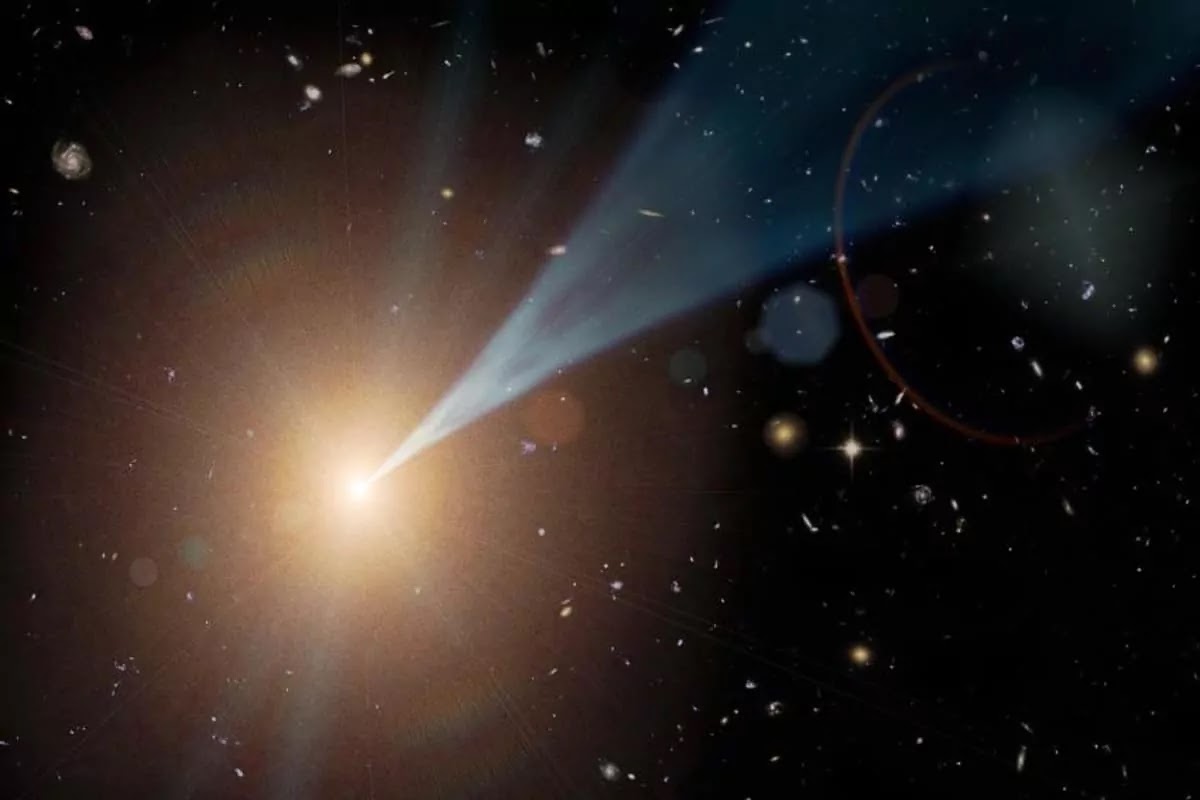 A Mysterious Galaxy is Directing Radiation Towards Earth What We Know So Far