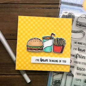 Sunny Studio Stamps: Fast Food Fun Customer Card by Ashley Harris