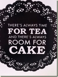 tea and cake