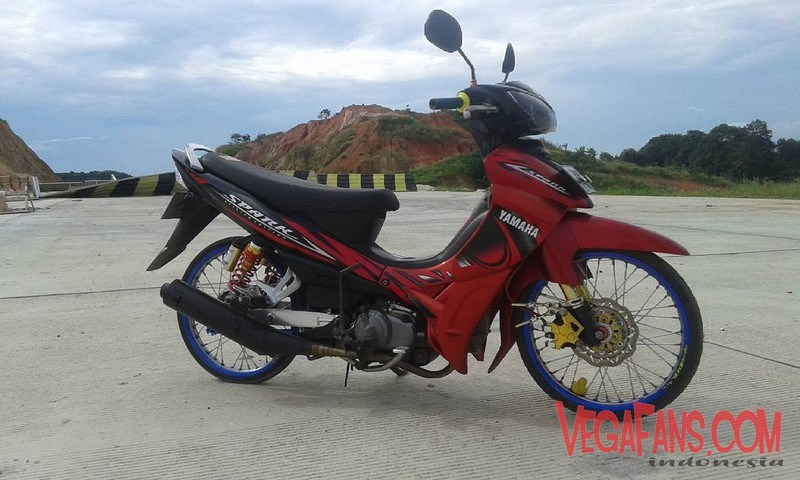 Kumpulan Modifikasi Jupiter Z Warna Merah