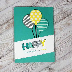 Balloon pop-up card
