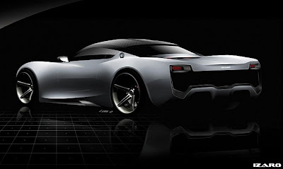 Electric supercar Izaro GT-E concept photos and details