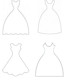 Bride Wedding Dress Templates.