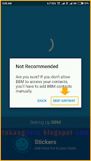 Buat Akun BBM Baru