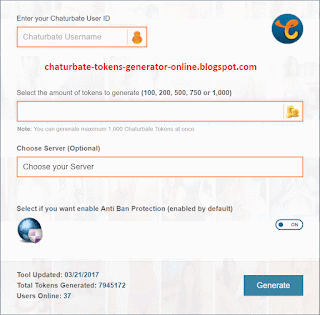 chaturbate tokens generator online