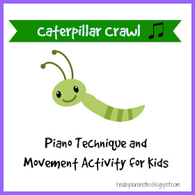 Teaching Piano Technique with Caterpillar Crawl Music Listening and Movement Activity