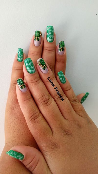 unhas com flores 4