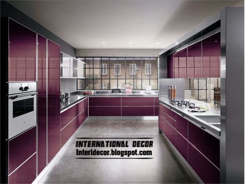 Interior Design 2014: Purple Kitchen interior design and ... Purple Kitchen interior design and Contemporary kitchen design 2014
