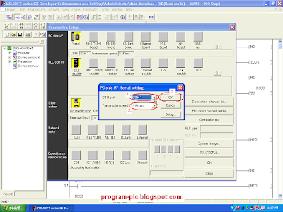 PC side I/F Serial setting