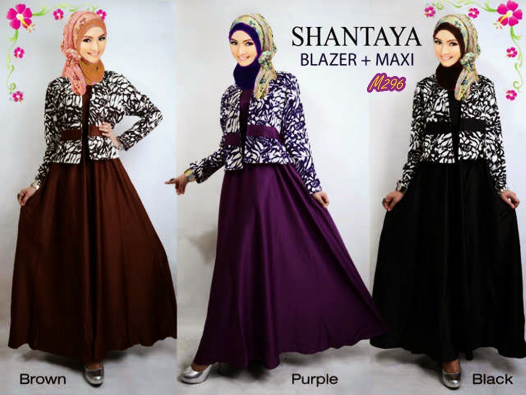 Model Gamis  Rompi  Modern Ide Hijab Syar i