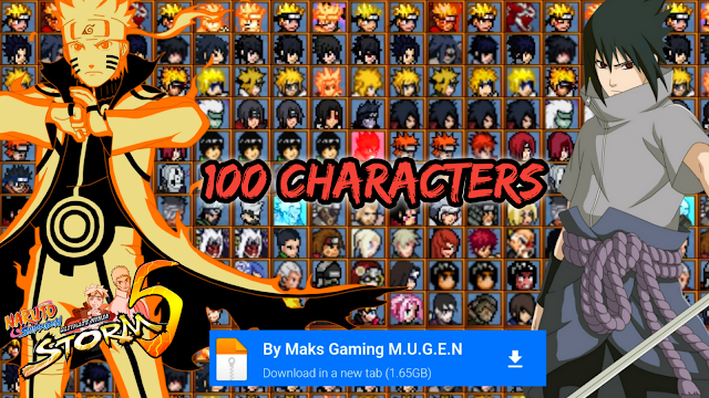New !! Naruto Mugen APK Game (168 Characters) Offline Android 
