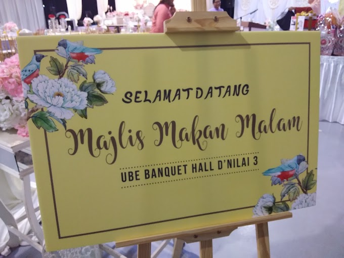 ANEKA JUADAH ENAK MAJLIS MAKAN MALAM DI UBE BANQUET HALL D'NILAI 3