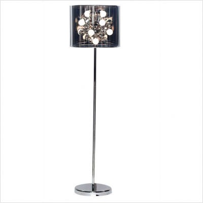 Starburst Floor Lamp in Chrome