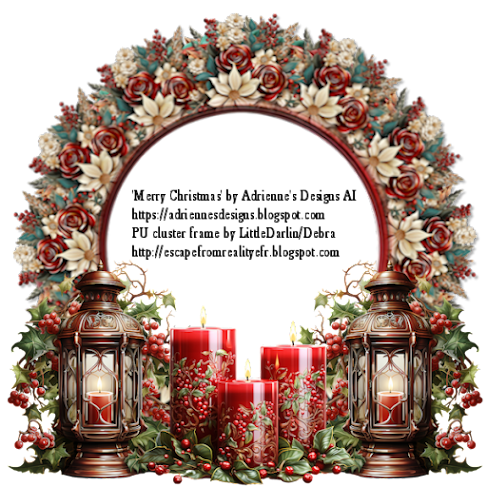 December Cluster Frame Challenge Merry-Christmas2