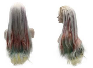 rainbow wig