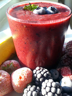 Resultado de imagen de smoothie frutos rojos