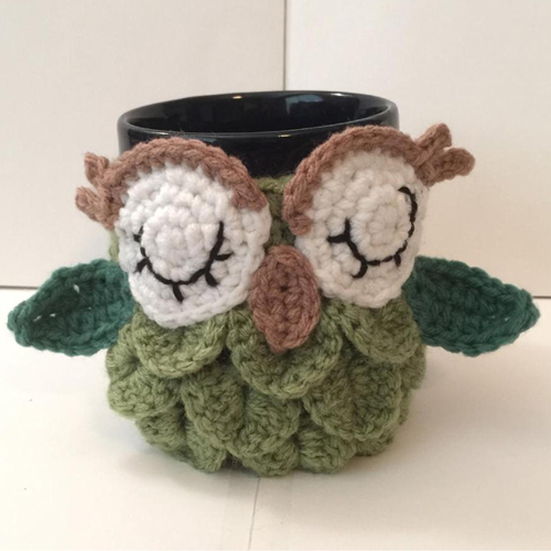  Owl Mug Cozy - Free Pattern 