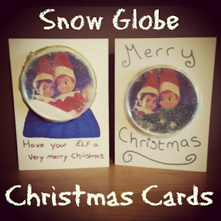 Kid Made Snow Globe Cards