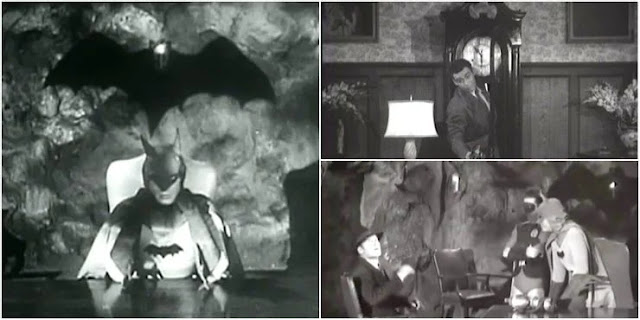 A série de 1943 apresentou a Batcaverna