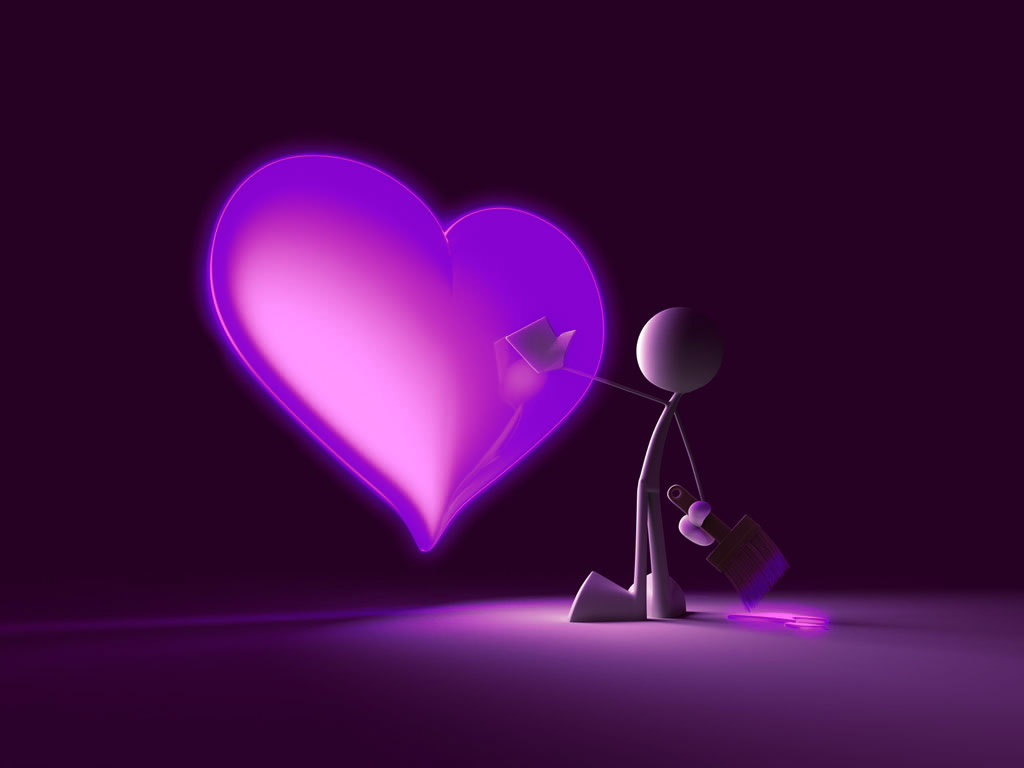 Beautiful Illustration of Hearts | Desktop Wallpaper | Love Wallpapers