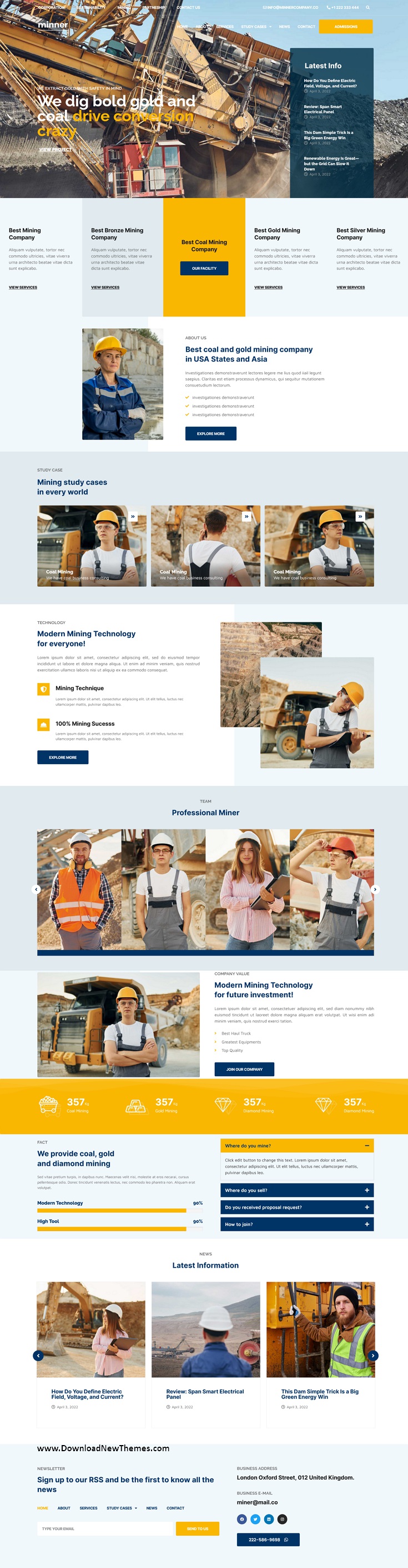 Minner - Construction & Building Elementor Template Kit Review