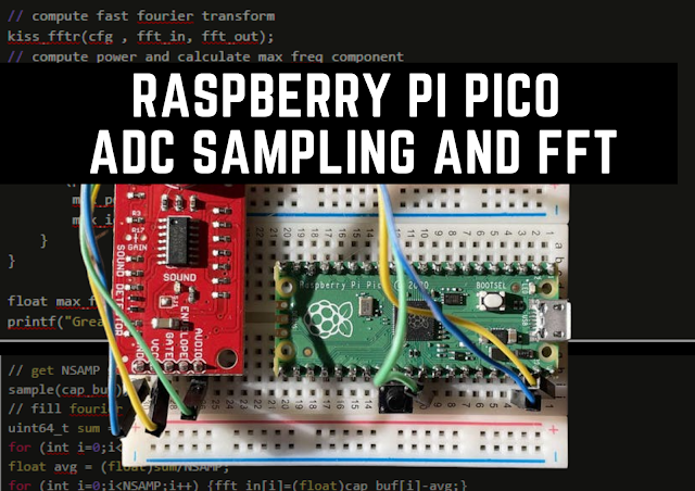 Raspberry Pi Pico  ADC Sampling and FFT