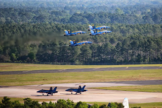 Blue Angels perform at Pensacola Naval Air Station