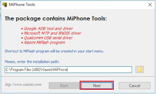 Install MiFlash Tool