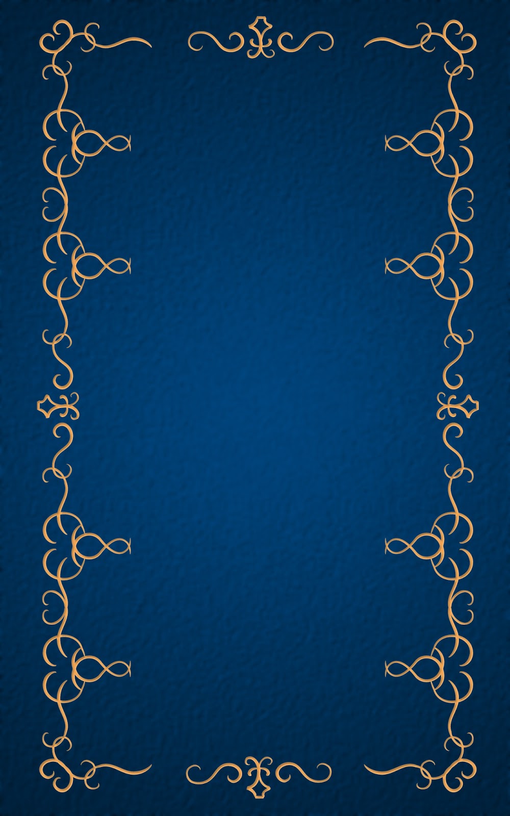 いーブックデザイン 電子書籍用表紙画像フリー素材 002 飾り罫 青