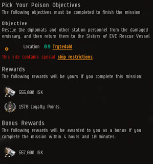 Pick Your Poison L3 mission log