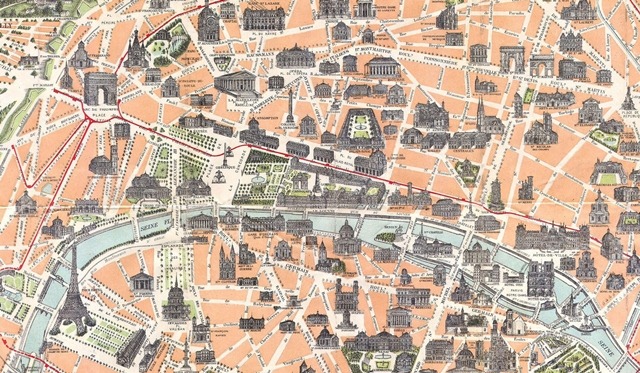 Paris in 1900 close-up Paris in 1900 close-up