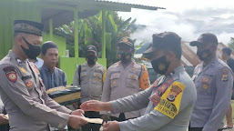 Kapolsek Bokondini Ajangsana Ke Tokoh Agama, H-1 Jelang Idul Fitri