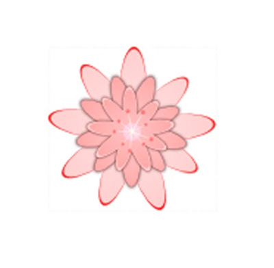 pink flower clip art