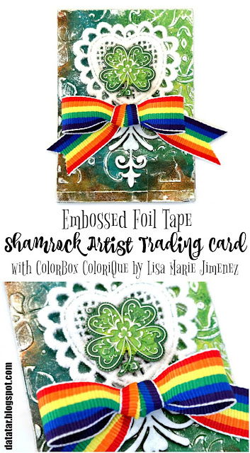 How to Add Color to Embossed Foil Tape with ColorBox ColoriQue