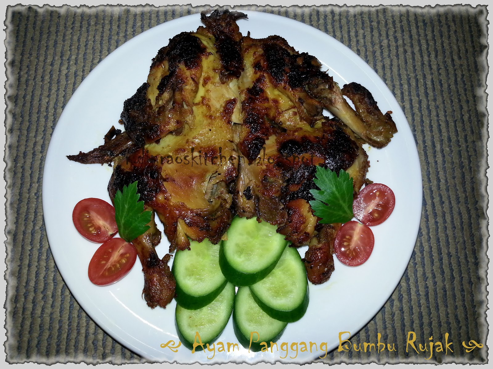 RuLin Raos Kitchen Ayam Panggang Bumbu Rujak  