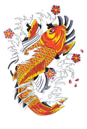 15. Koi Fish Tattoo Photos 01