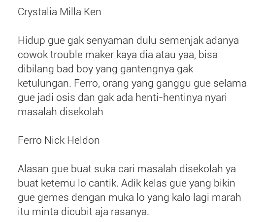 ALL ABOUT WATTPAD: SARAN [RECOMEND] CERITA NOVEL DI 