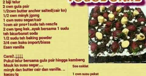 Resepi Kek Coklat Oren Moist - Yuramox